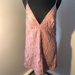 Free People Lavender Lace Dress